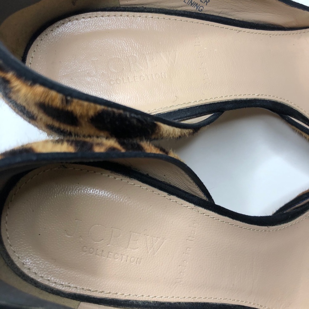 J.Crew Collection Pumps In Leopard Print Calf Hair - Picture 6 of 16